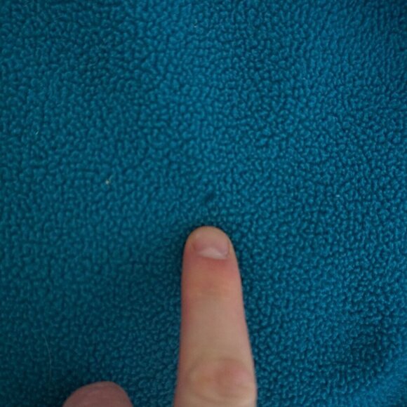 Vintage Boca Athletic Teal Zip Up Fleece Hooded Sweater M - Picture 14 of 14